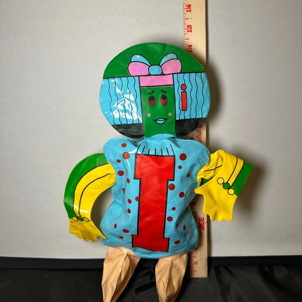 Vintage 1971 Inflatable The Letter People Miss‎ I Itchy Arista Corp Alphabet
